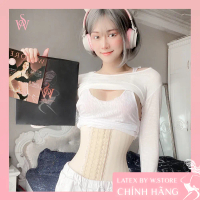 SENORITA - Đai Gen Nịt Bụng Latex 25 Xương Truyền Thống 3 Nấc Cài - Chính Hãng Latex By W.STORE - Co