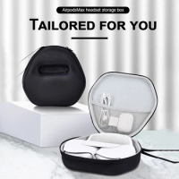 For Airpods Max Waterproof EVA Hand Strap Design Storage Bag Wireless Headset Travel Carry Protective Case Carrying Box Cover
