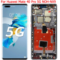 For Huawei Mate 40 Pro LCD Display Screen With Frame 6.76" Mate40 Pro 5G NOH-NX9 NOH-AN00 Display LCD Touch Screen