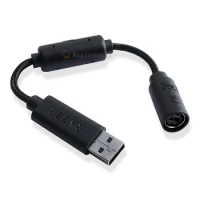 Original USB Breakaway Dongle Cable Cord Adapter RAZER For Xbox 360 PC Wired Controller