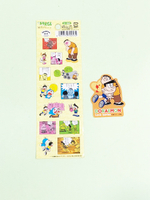【震撼精品百貨】Doraemon_哆啦A夢~哆啦A夢漫畫貼紙-黃底#79257