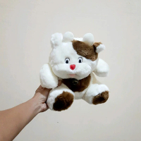 Boneka Sapi Lonceng Gemoy Lucu Size 30 Cm/ Boneka Sapi/ Boneka Hewan