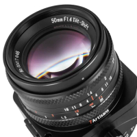7artisans 50mm F1.4 Tilt-Shift Aps-C Lens 2-In-1 Multi-Function for Sony E,Fuji X,M4/3 Mount Camera