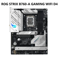 ASUS ROG STRIX B760-A GAMING WIFI D4 Motherboard for Intel CPU, PCIe 5.0 Bandwidth for Graphics Card