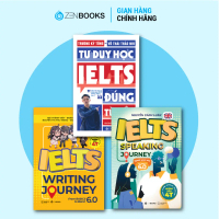 Combo Sách IELTS Cho Người Mới Bắt Đầu: Tư Duy Học IELTS +IELTS Speaking Journey + IELTS Writing Jou