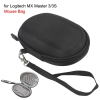 Mouse Box for Logitech MX Master 3/3S Gaming Mouse Carrying Case Shockproof Pouch Storage Bag Accessories