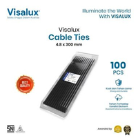 Visalux Nylon Kabel Ties 4.8 x 300 mm (VKT30048) / Cable Ties Hitam