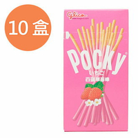 Pocky百琪 草莓棒 40g (10盒)/組【康鄰超市】