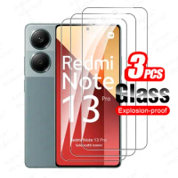 3Pcs Clear Glass For Redmi Note 13 Pro 4G Screen Protector For Xiaomi Redmi Note 13 Pro 5G Note13 13Pro Note13Pro Tempered Glass
