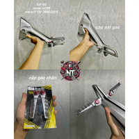 Gác Chân Nhôm Sau Cho Xe Wave RS 100 2008-2016 Wave 50cc From Wave Bụng NT
