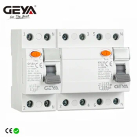 GEYA GYL10 Type AC RCCB Electromagnetic Residual Current Circuit Breaker 2P 4P 40A 63A RCD 30mA 100m