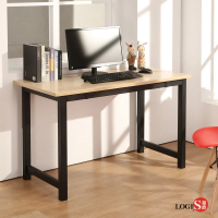 【LOGIS】極簡工業風黑腳桌(工作桌 長桌 電腦桌 辦公桌)