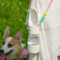 Cawan Air untuk Anjing, Cerek Anjing, Cawan Mudah Alih, Botol Air untuk Berjalan Anjing, Botol Air M