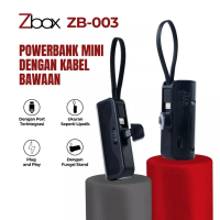 Powerbank Zbox Model ZB-003 5000mah 2.4A with standing