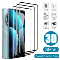 3PCS Curved Tempered Glass For Vivo X100 Pro Protective Film vi vo X100pro 100X X 100 3D Screen Protector Full Protection Films