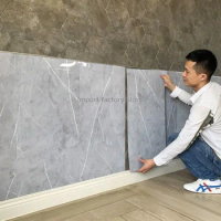 Thickened Marble Self-adhesive Wall Panel Living Room Bedroom Wall Protection Sticker Kindergarten Anti-collision Wainscoting