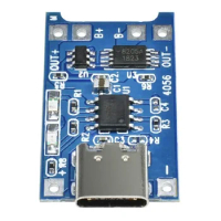 TP4056 5V 1A Type-c USB 18650 Lithium Battery Charging Board Charger Module with Protection Dual Functions