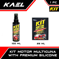 KIT MULTIGUNA Spray Cairan Pengkilap Body Bodi Motor 100-25 ml Sachet