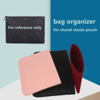 【Soft and Light】Bag Organizer Insert For Chanel Matelasse Clutch Organiser Divider Shaper Protector Compartment Inner