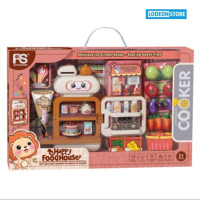 Mainan Masak Masakan Happy Food House - Mainan Koleksi - Mainan Anak - Mainan Edukasi - Lodeon Store