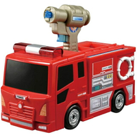 小禮堂 Tomica多美小汽車 變形消防局基地 (紅盒)