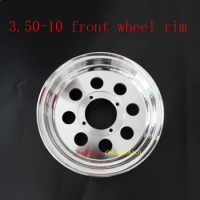 Super wheel rim 3.50-10 aluminum alloy hub Scooter scooter, electric tire, round front balance car,