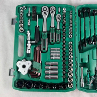 Berkualitas - Kunci Ring Pas Set Apr Japan Rachet Wrench Socket Shock Sok Ap66 121Pc