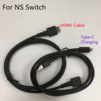 Replacement for Nintendo Switch NS Console HDMI-Compatible TV Stand Connect Video Cable or Type-c Charging Type C USB Cable