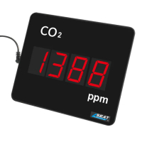 【精力工業】二氧化碳濃度計 溫室效應氣體 co2監測 室內空品偵測器 LEDC7-F(二氧化碳面板 空氣污染)