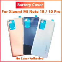 Original Back Glass Cover For Xiaomi Redmi Note 10 Pro, Back Door Replacement Battery Case, Rear Housing Cover Note10 Pro