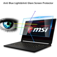 2X Ultra Clear /Anti-Glare/Anti Blue-Ray Screen Protector Guard Cover for MSI GE65 GL65 GP65 GF65 GF63 15.6" Laptop PC