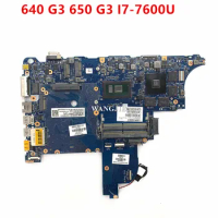 HSN-I05C For HP Probook 640 G3 650 G3 Laptop Motherboard 916829-001 916829-601 6050A2860101 With I7-7600U CPU 216-0868010 GPU