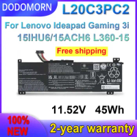 DODOMORN New L20C3PC2 Battery For Lenovo Ideapad Gaming 3i 15IHU6 15ACH6 L360-15 82K1 82K2 Series L20C3PC2 L20D3PC2 SSB10X55571