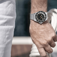 MIDO 美度官方授權 海洋之星TRIBUTE 75週年特別版機械錶-M0268301105100/黑41mm