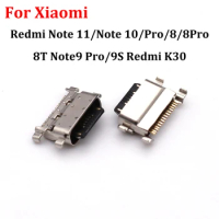 10-20PCS For Xiaomi Redmi Note 11/Note 10/Pro/8/8Pro/8T Note9 Pro/9S Redmi K30 USB Charging Port Dock Plug Charger Connector