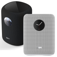 WiiM Sound 高音質智能音箱 │Google Cast / Alexa、內置麥克風、RoomFit、環繞 黑色