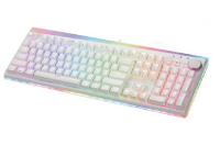 【結帳再折$239】iRocks K71M RGB背光 白色機械式鍵盤 Gateron軸-富廉網