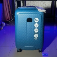 Koper Delsey Helium Air Blue Cabin Size double wheel 20 inch