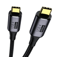 【易控王】0.3~1.2M USB4.0 Type-C to Type-C傳輸線 8K 40Gbps 30-734-01