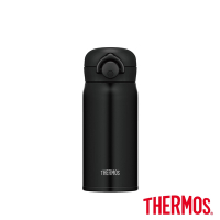 THERMOS膳魔師不鏽鋼輕巧變真空保溫瓶350ml(JNR-351-MTBK(霧面黑)