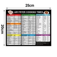 +new product[ Air Fryer Time Reference Magnetic Sticker Schedule Simple and Modern Instant Pot Accessories