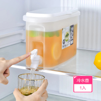 【Dagebeno荷生活】日式冰沏附龍頭冷水壺 大容量冷泡茶飲果汁桶(1入)
