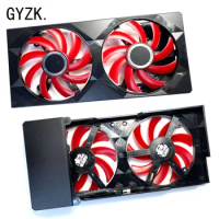 New For XFX Radeon RX550 560 560D 2/4GB Double Dissipation OC wolf version Graphics Card Replacement