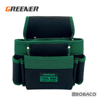 GREENER【十合一釘子工具包 BGR-I (送黑色腰帶)】可放電鑽 電工 木工 工具袋 收納袋 工作包 工具收納