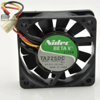 New Cooler Fan For NIDEC TA225DC R34487-57 3-wire Cooling Fan 5V 0.31A 6CM 6015 60*60*15MM