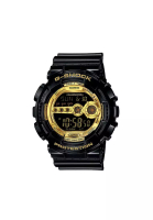 G-shock Casio G-Shock Men's Digital Watch GD-100GB-1 Gold Dial with Black Resin Band Sports Watch