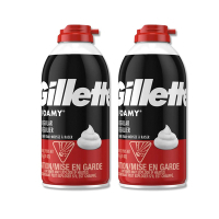 (2瓶任選超值組)美國Gillette吉列-FOAMY經典男士極淨滑順溫和滋潤刮鬍泡311g/瓶(軟化鬍根刮除鬍鬚修容泡沫,舒緩保養臉部剃鬚膏,男性潔顏舒適綿密修鬍劑)