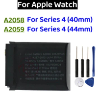 Replacement Battery A2058 For Apple Watch Series 4 40mm 224.9mAh, A2059 For Apple watch Series 4 44mm 291.8mAh + Free Tools