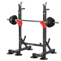 Bench bench home squat rack indoor fitness equipment men's barbell rack width adjustable bench bench