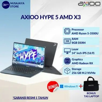 AXIOO HYPE 5 AMD X3 RYZEN 5 3500U 8GB 256GB WINDOWS 11 Presale GREY